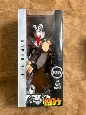 Kiss The Demon Plush Figure - Black, White, Red